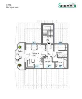 Grundriss Dachgschoss