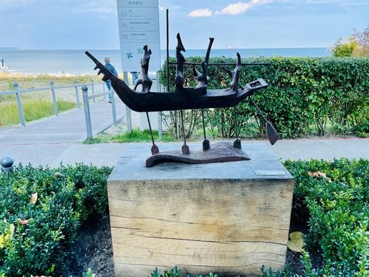 Kunst an der Promenade in Binz