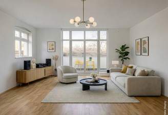 Wohnbereich mit Balkon