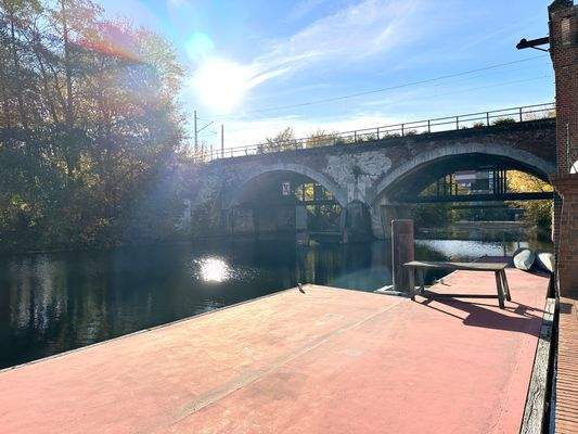 Bootanleger am Kanal