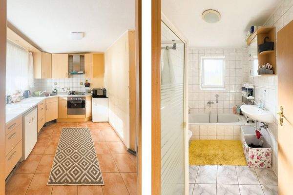 Einliegerwohnung Küche und Bad