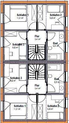 Grundriss Obergeschoss