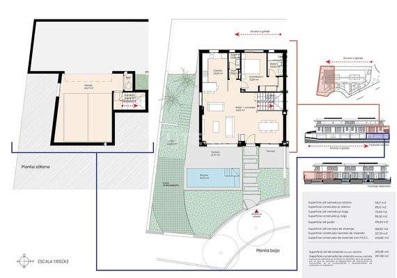 Townhouses with a Private Garden in Prime Location in Malaga