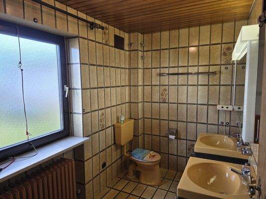 Tageslicht-Bad im Obergeschoss