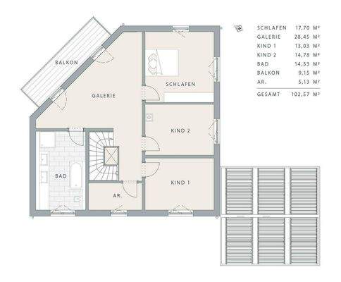 Einzelgrundriss 1. OG