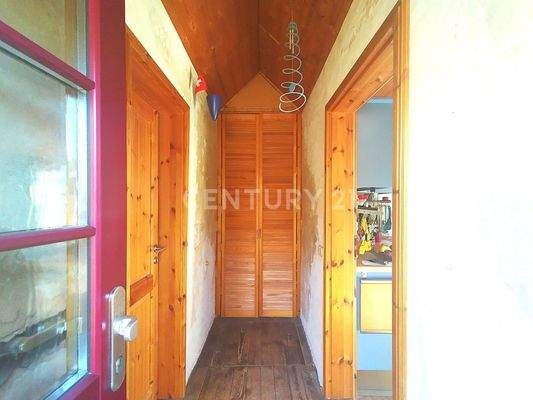 Der helle Eingangsbereich