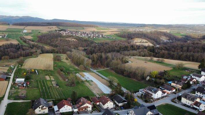 Blick über Huttingen/ Umgebung