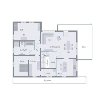 Grundriss Obergeschoss