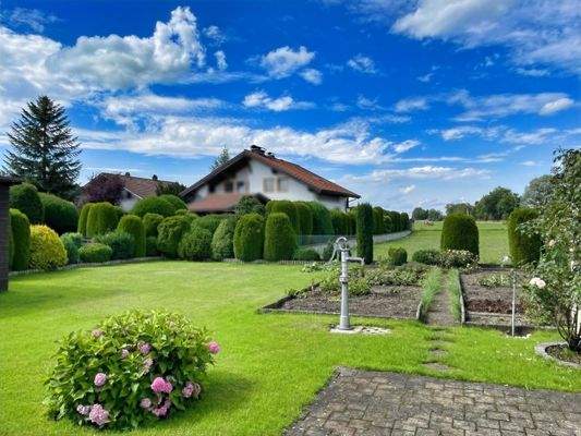 ... mit viel Platz für unterschiedliche Beete