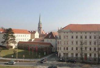 Blick aus dem Wohnzimmer