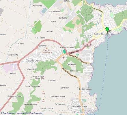 Cala Ratjada Umgebungskarte