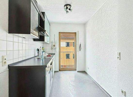 Küche mit franz. Balkon