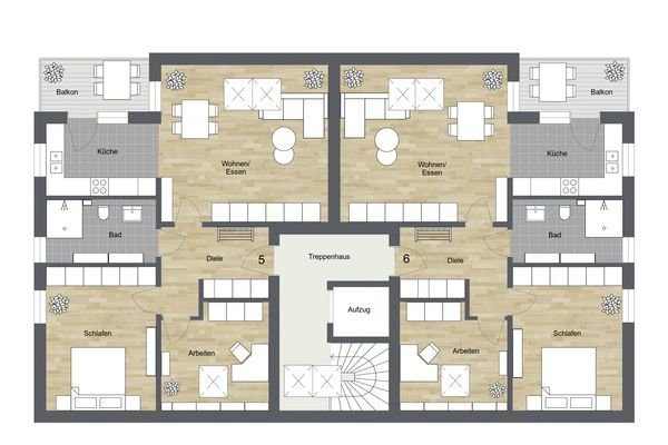 011 - Grundriss Dachgeschoss