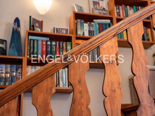 Detail des Handlaufs