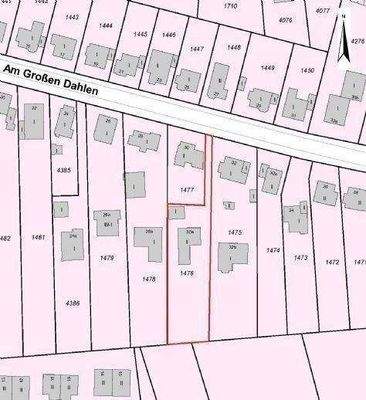 Flurkarte_Am Großen Dahlen 30A, Hamburg