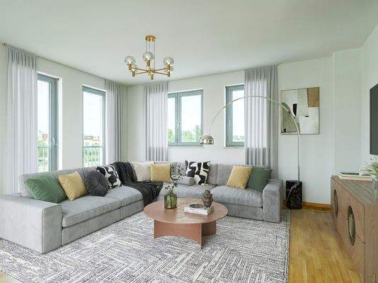 Visualisierung Wohnzimmer