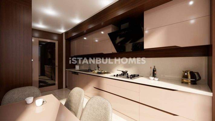 New Apartments with Botanic Garden in Buyukcekmece Istanbul