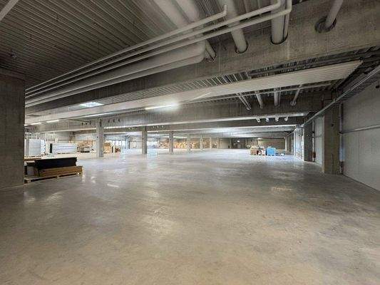 Blick in das OG von Halle 2