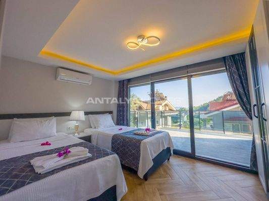 Spacious Villa with Sea and Nature View in Fethiye Gocek