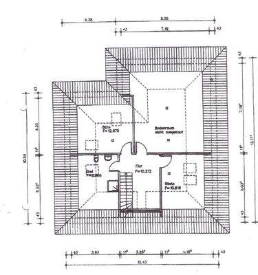 Grundriss Obergeschoß