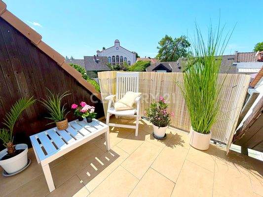Gemütliche Dachterrasse