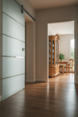 Blick Hausgang zum Wohnzimmer