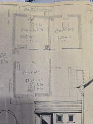 Dachgeschoss-Grundriss