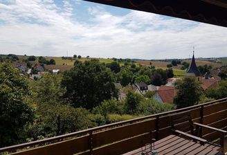 Ausblick aus der Hauptwohnung