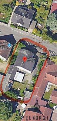 Grundstück Vogelperspektive