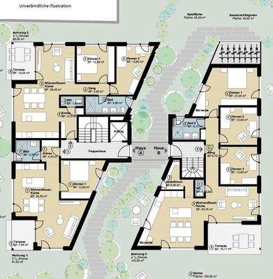 Lageplan Ansicht von oben