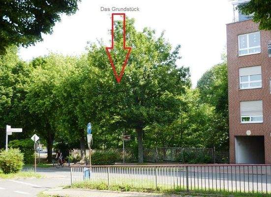 Grundstück gekennzeichnet