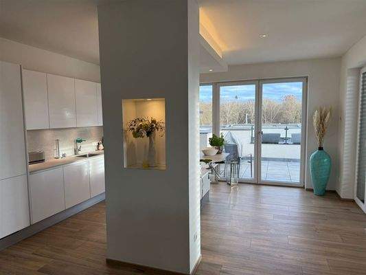 Küche mit EBK ohne Elektrogeräte