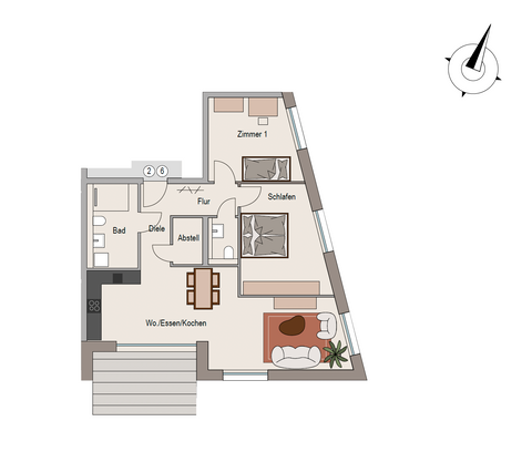 Neckarwestheim Wohnungen, Neckarwestheim Wohnung kaufen