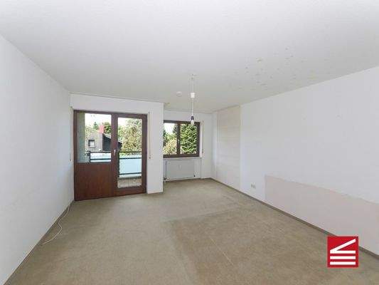 Schlafzimmer - Blick Richtung Balkon