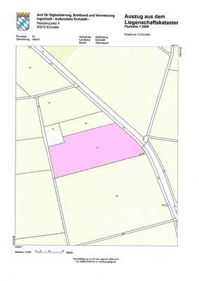 Lageplan Flurstück 74
