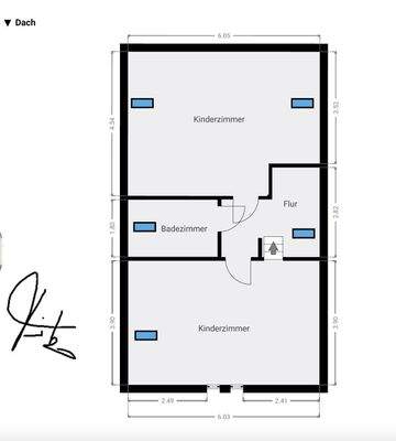 Grundriss Dachgeschoss