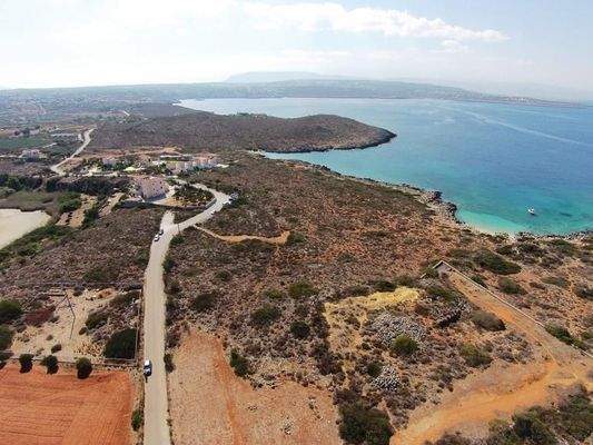 Kreta, Tersanas Grundstück mit erstaunlichem Meerblick zu verkaufen