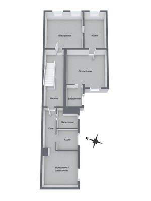 Grundriss 1. & 2. Obergeschoss