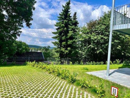 Fernblick ins Grüne