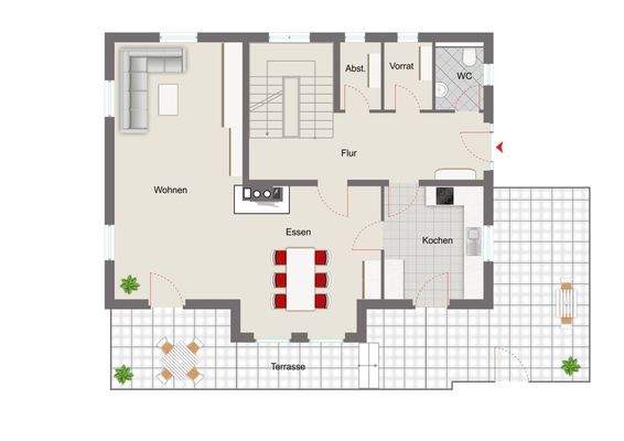 Grundriss Erdgeschoss