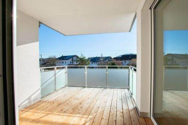 überdachter Südbalkon