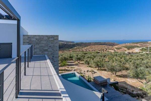 Kreta, Kamilari: Luxusresidenz mit Swimmingpool und EOT-Lizenz