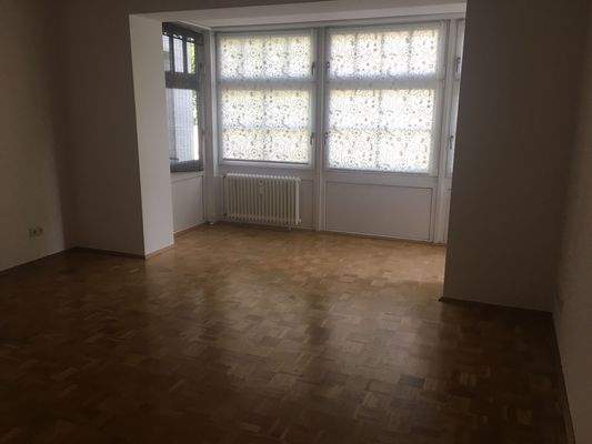 Schlafzimmer mit Erker