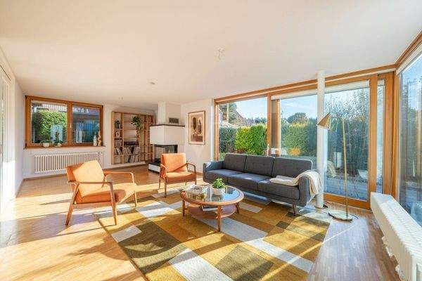 Wohnzimmer KI generiert