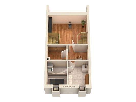 Kellergeschoss mit Hobbyraum, Sauna und Dampfbad