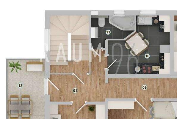 Grundriss Gemeinschaftsküche