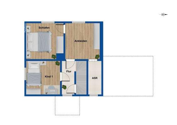 Grundriss Obergeschoss