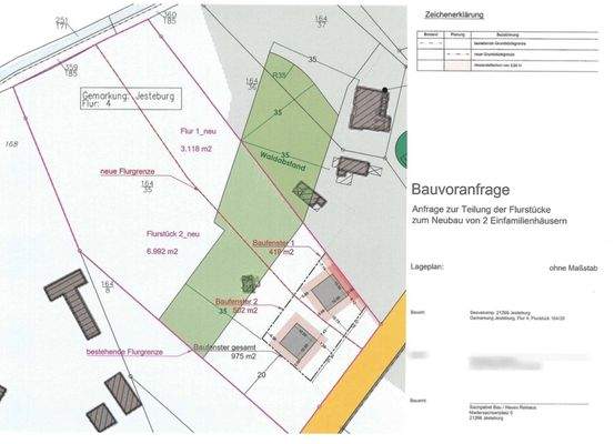 Beispiel Bauvoranfrage