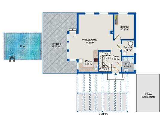 Grundriss Erdgeschoss