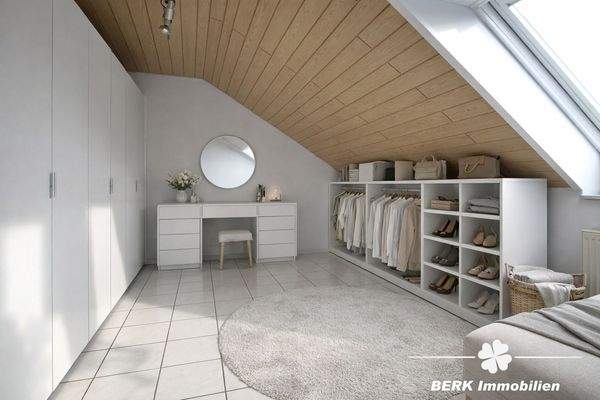 KI - generiertes Musterbild- Ankleidezimmer